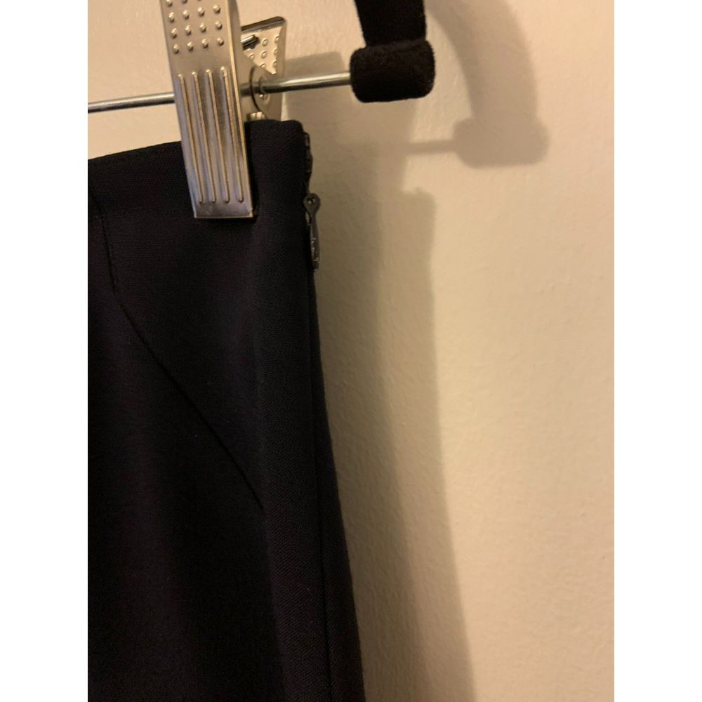 Ann Taylor Pencil Skirt Blue Size 6 Side Slit - Picture 5 of 11
